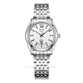 Alexandre Christie AC 8690 LD Silver Dial White Stainless Steel